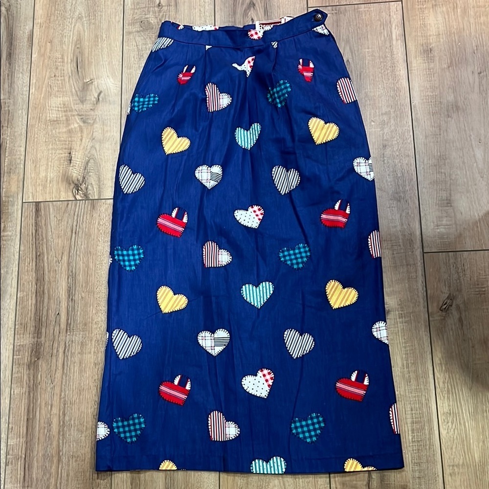 Vintage Bachemel - 6, heart patterned skirt‎